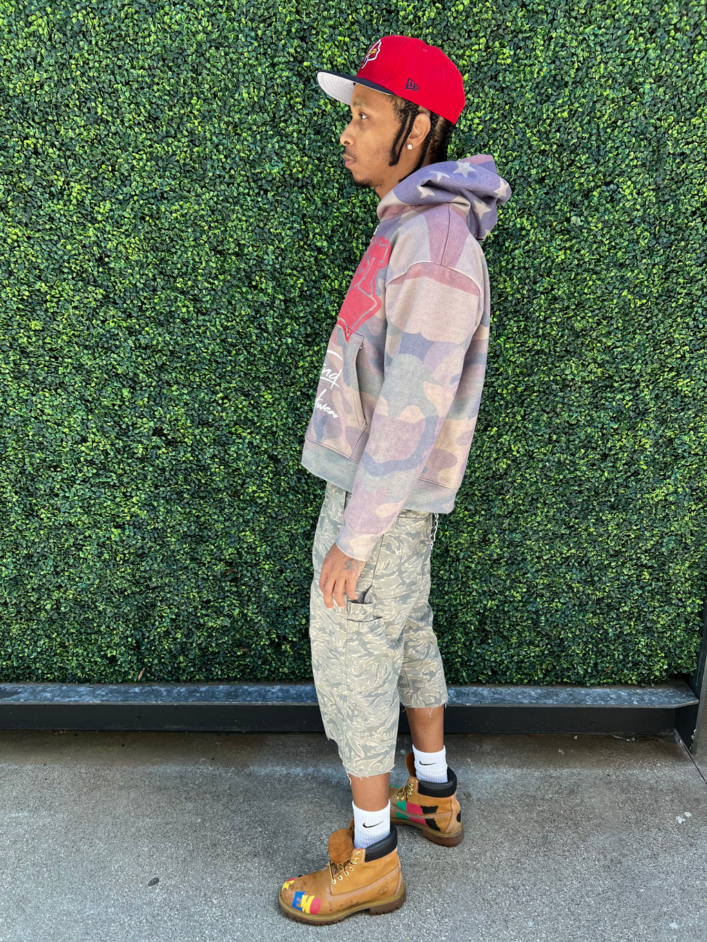 Highend American flag zip hoody