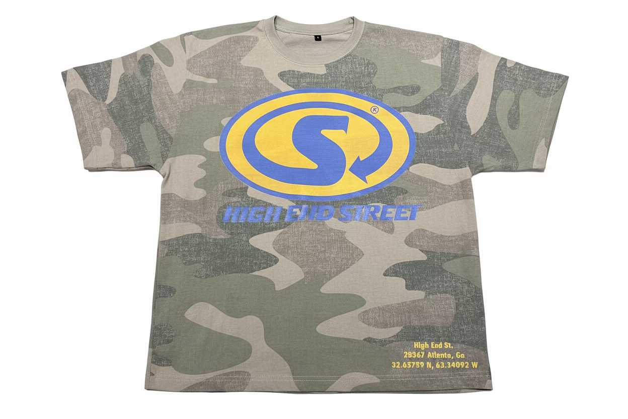Highendstreetwear camo shirt